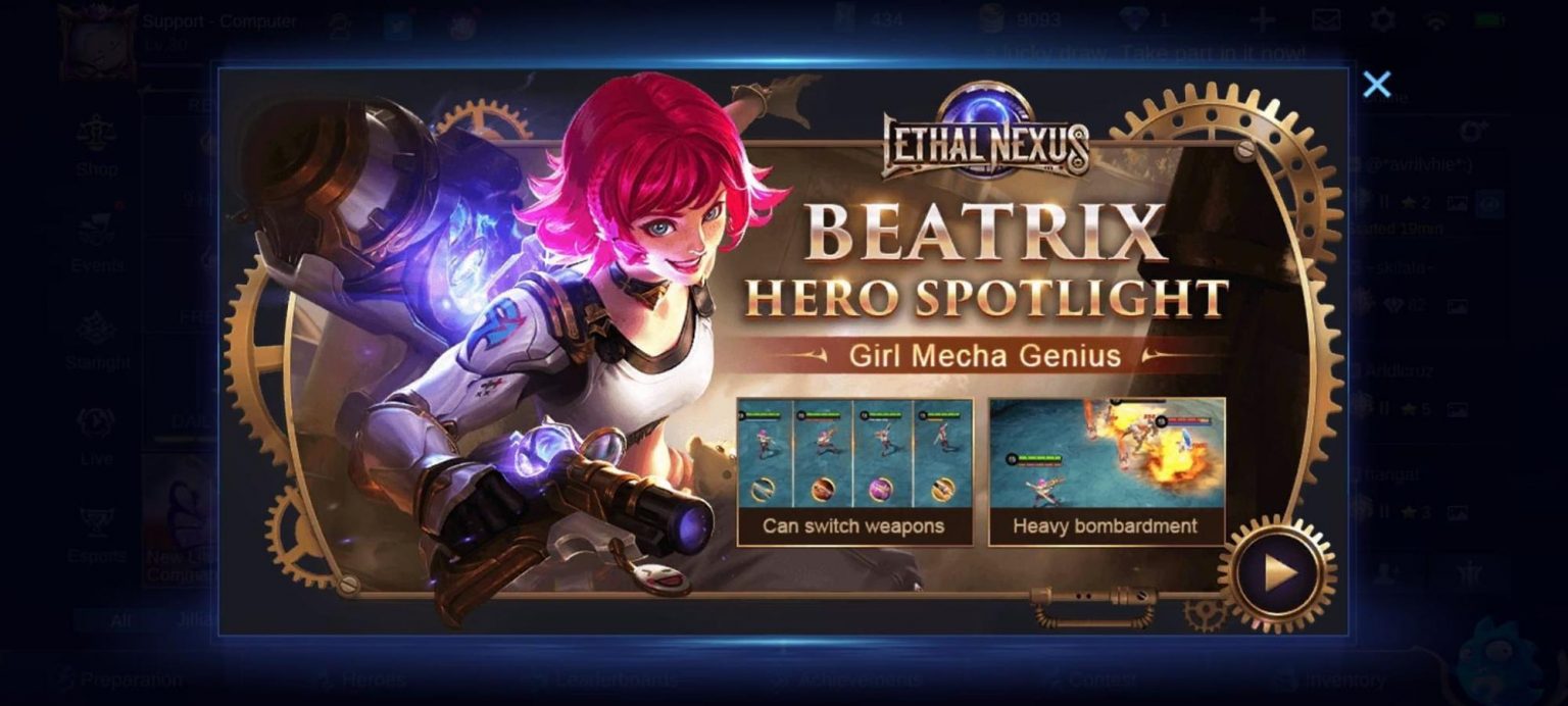 Mobile Legends Beatrix Guide: New Marksman With Four Weapons