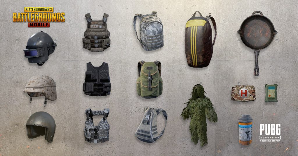 PUBG Mobile Equipments