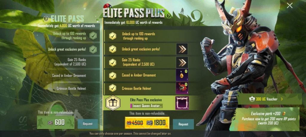 Elite Pass and Elite Pass Plus