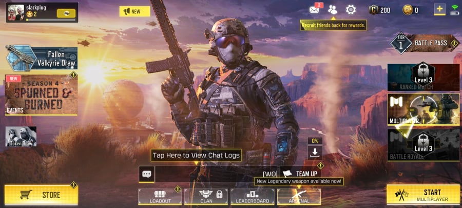 Call of Duty Mobile Lobby