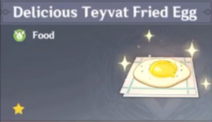 Teyvat Fried Egg