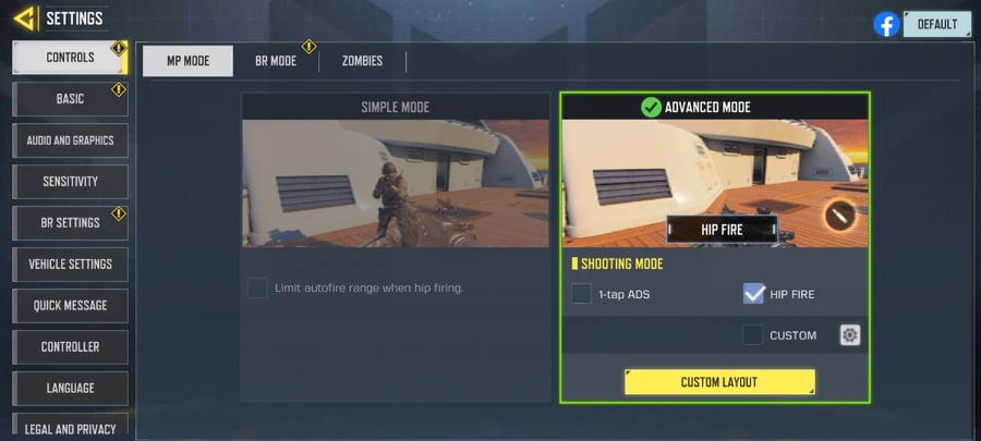 How to Enable Hip Fire in COD Mobile