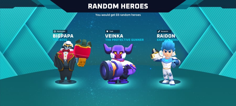 Thetan Arena Random Heroes