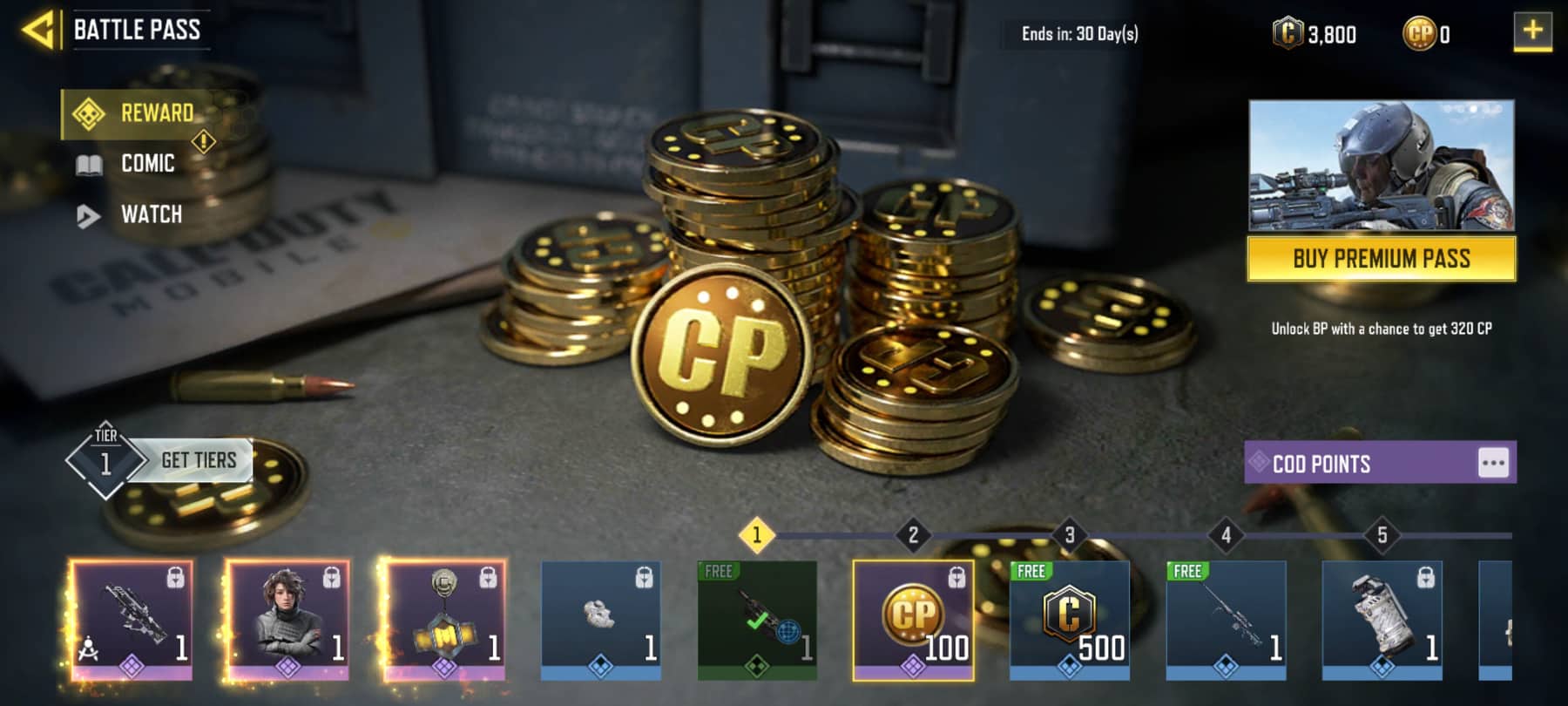 CODM Season 6 Battle Pass Rewards