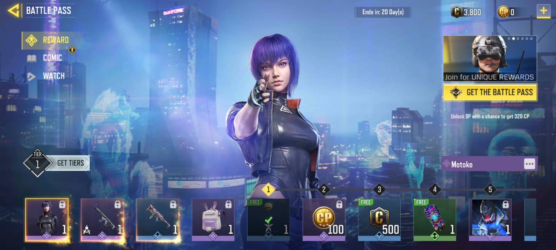 Call of Duty: Mobile Sezon 7: GHOST IN THE SHELL: SAC_2045 işbirliğinin