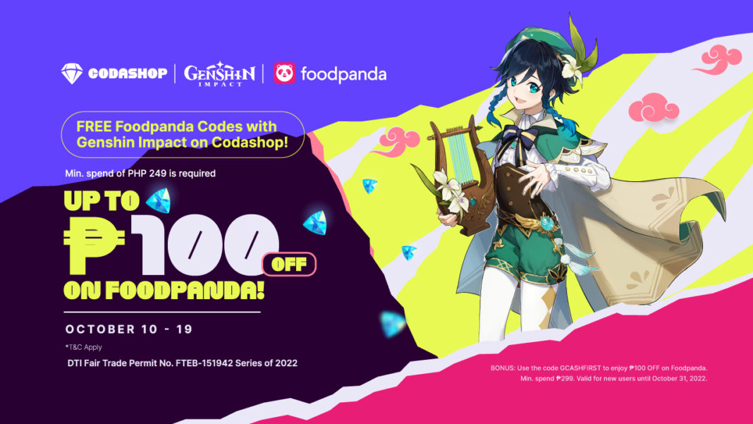 FREE Foodpanda Codes With Genshin Impact! Blog PH