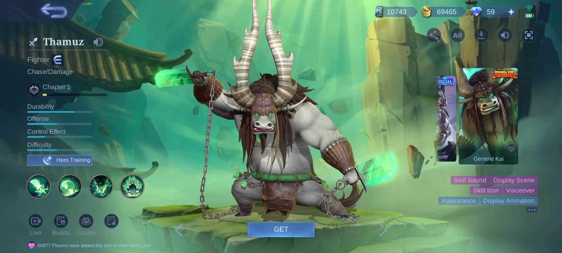 MLBB Thamuz General Kai Skin