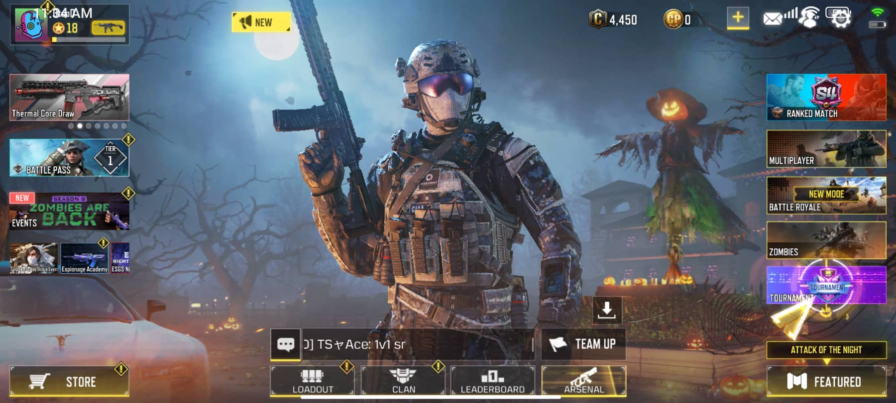 How to play Undead Siege zombies mode in Call of Duty Mobile