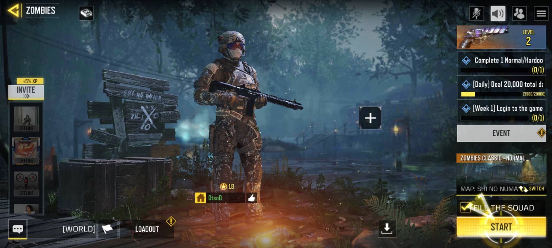 How to play Undead Siege zombies mode in Call of Duty Mobile