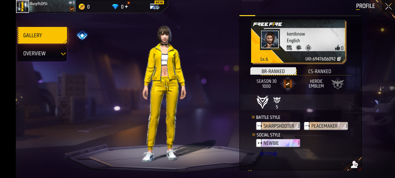 New Updates in Free Fire: Infinite Codiguin, Tech Style, Fist, 1st