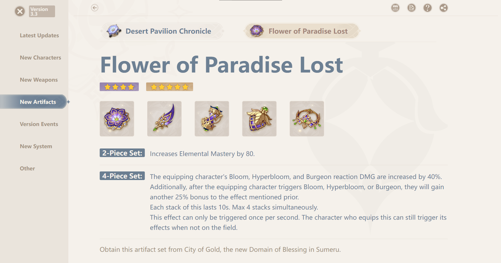 Flower of Paradise Lost