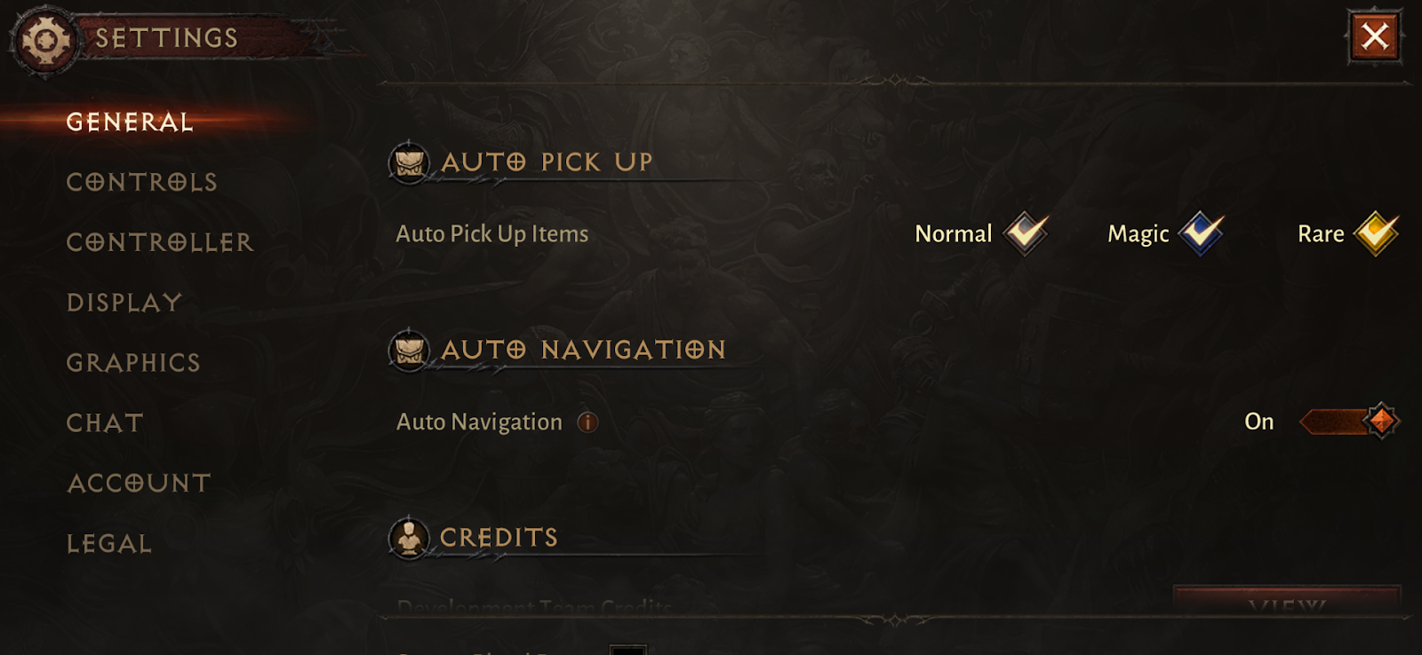 Auto Pickup Diablo Immortal