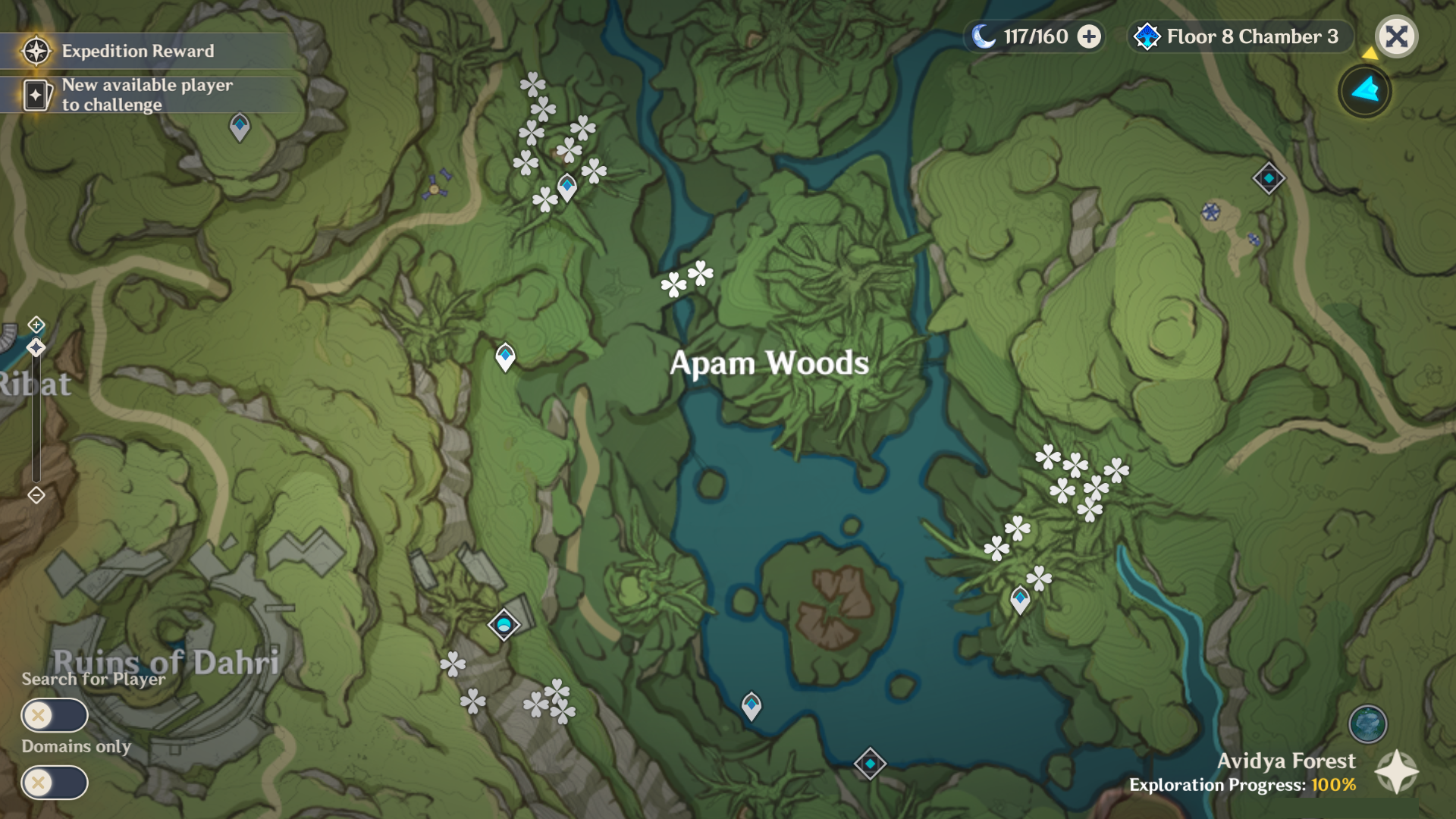 Genshin Impact Apam Woods Locations