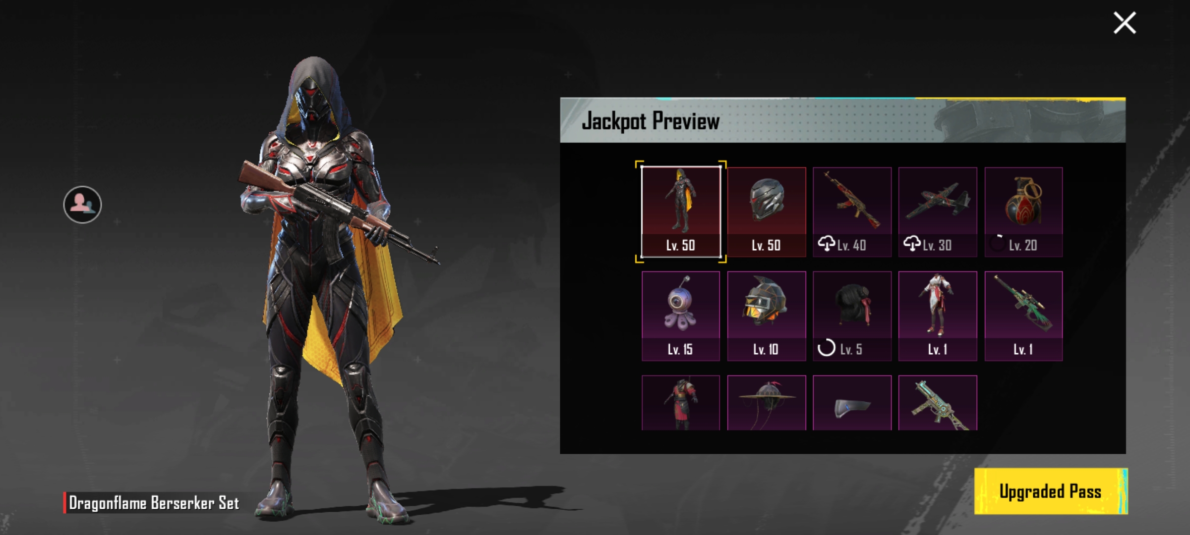 Jackpot Preview Female PUBGM