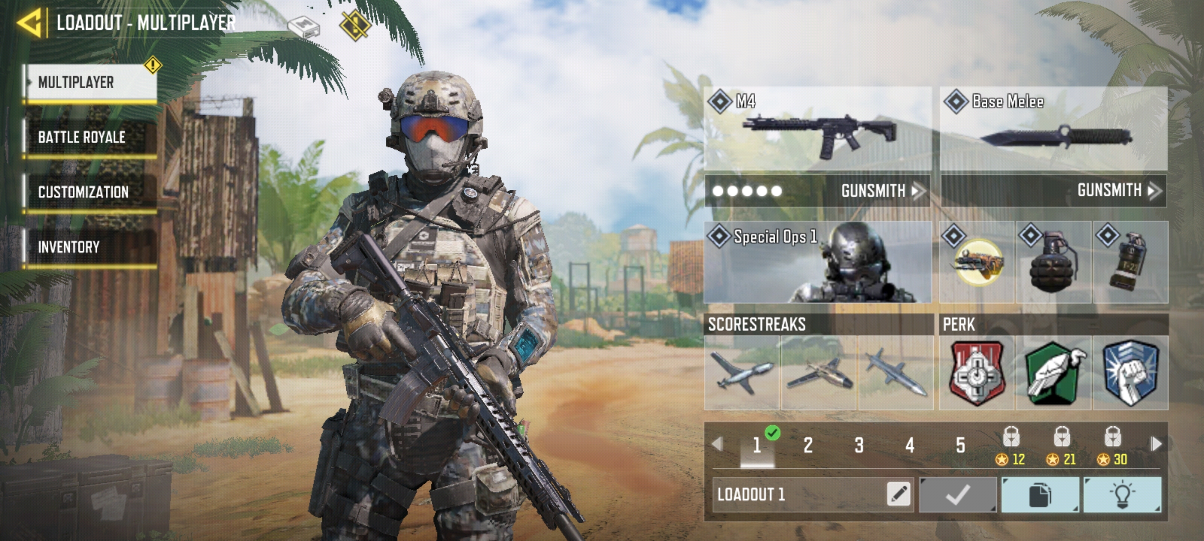 Loadout Call of Duty Mobile