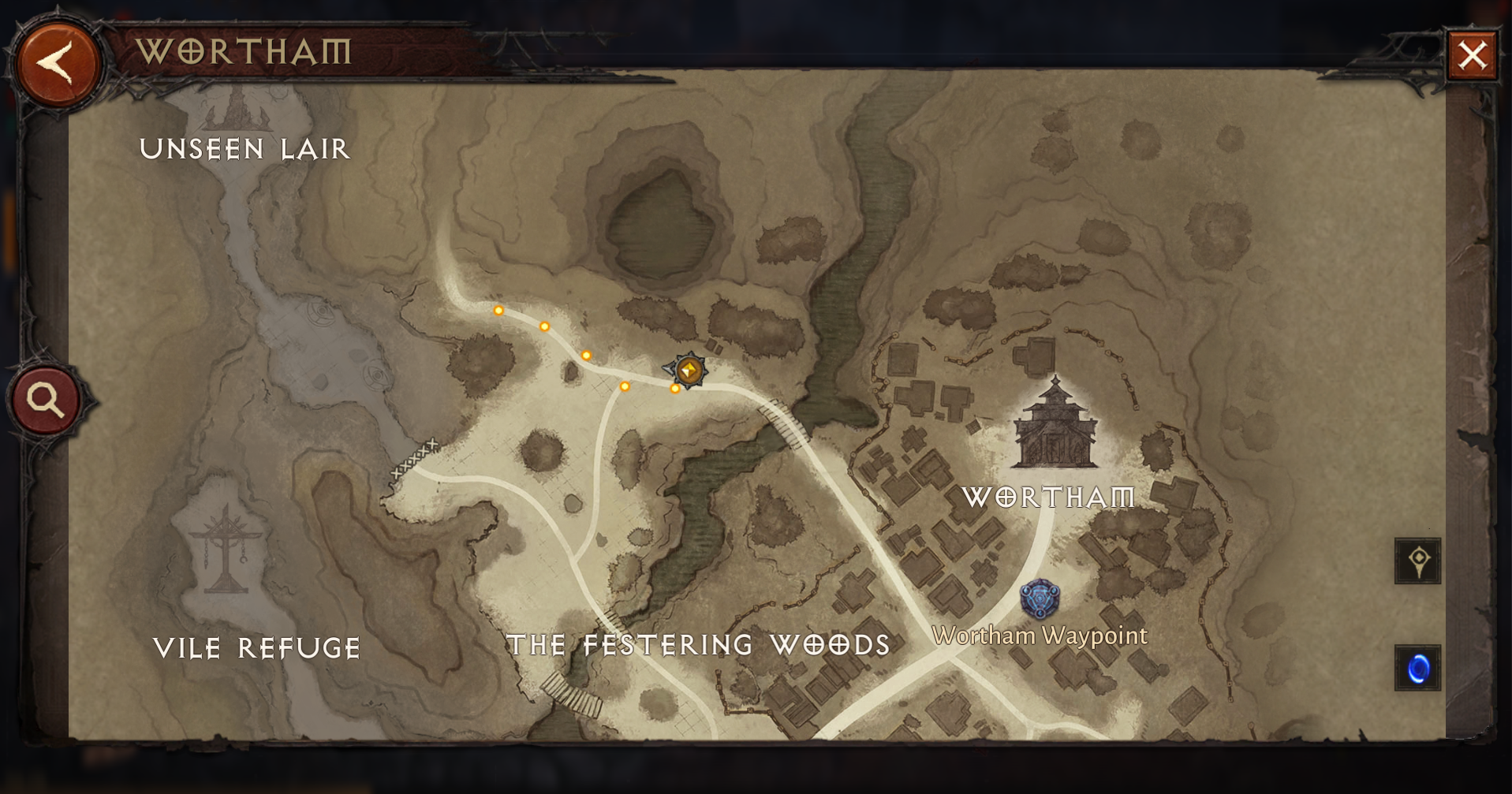 Wortham Map Diablo Immortal