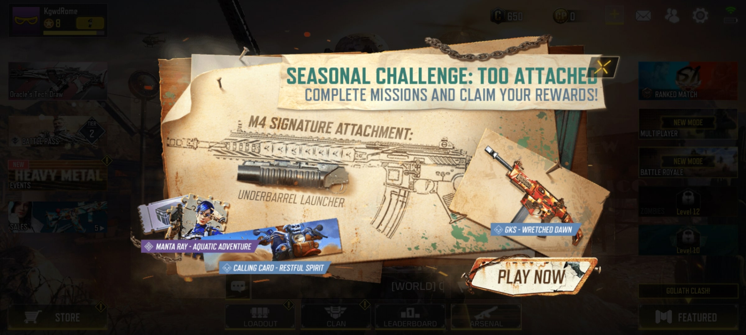 Seasonal Challenge CODM