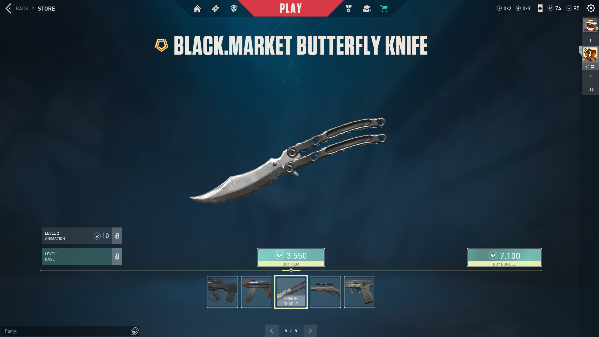 Black Market knife