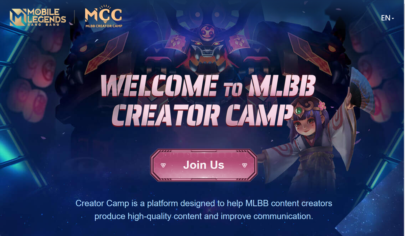 Creator Camp Banner MLBB