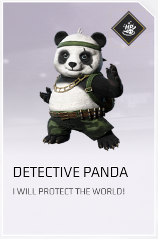 Free Fire Detective Panda