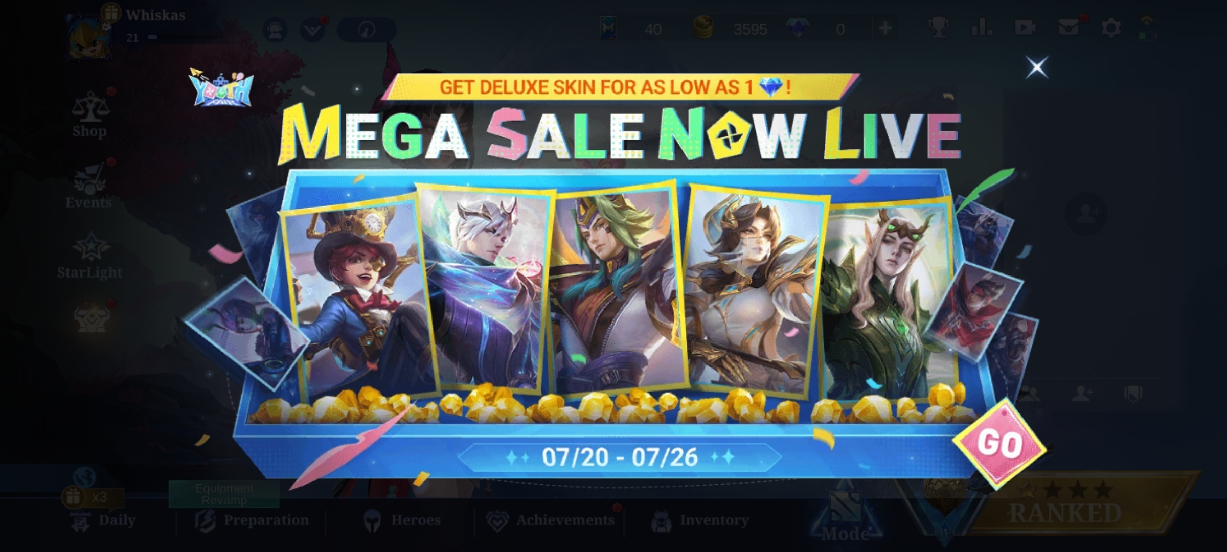 MLBB Mega Sale Banner