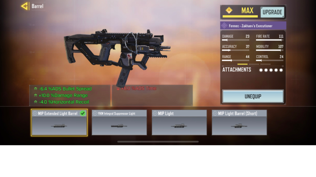 type 19 codm attachments br