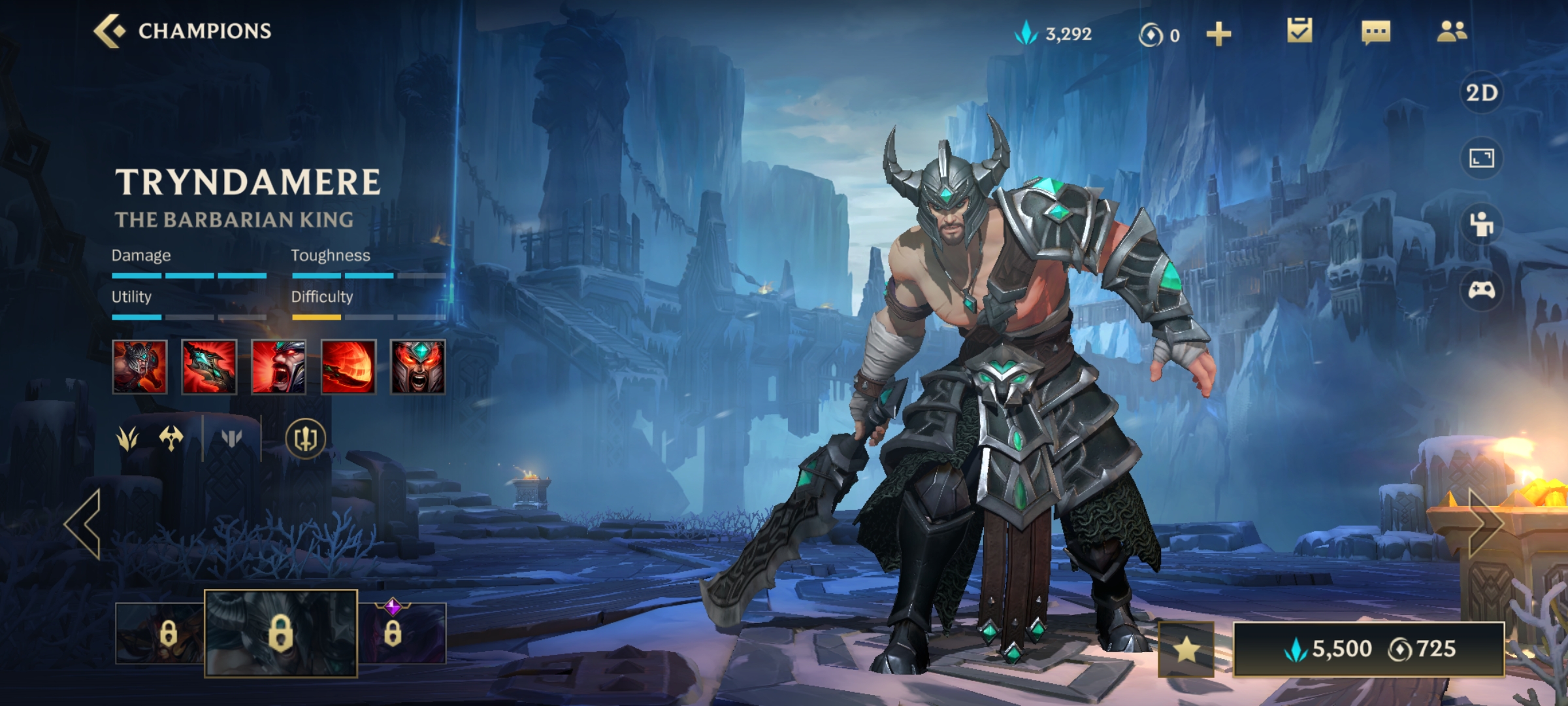 Tryndamere Profile