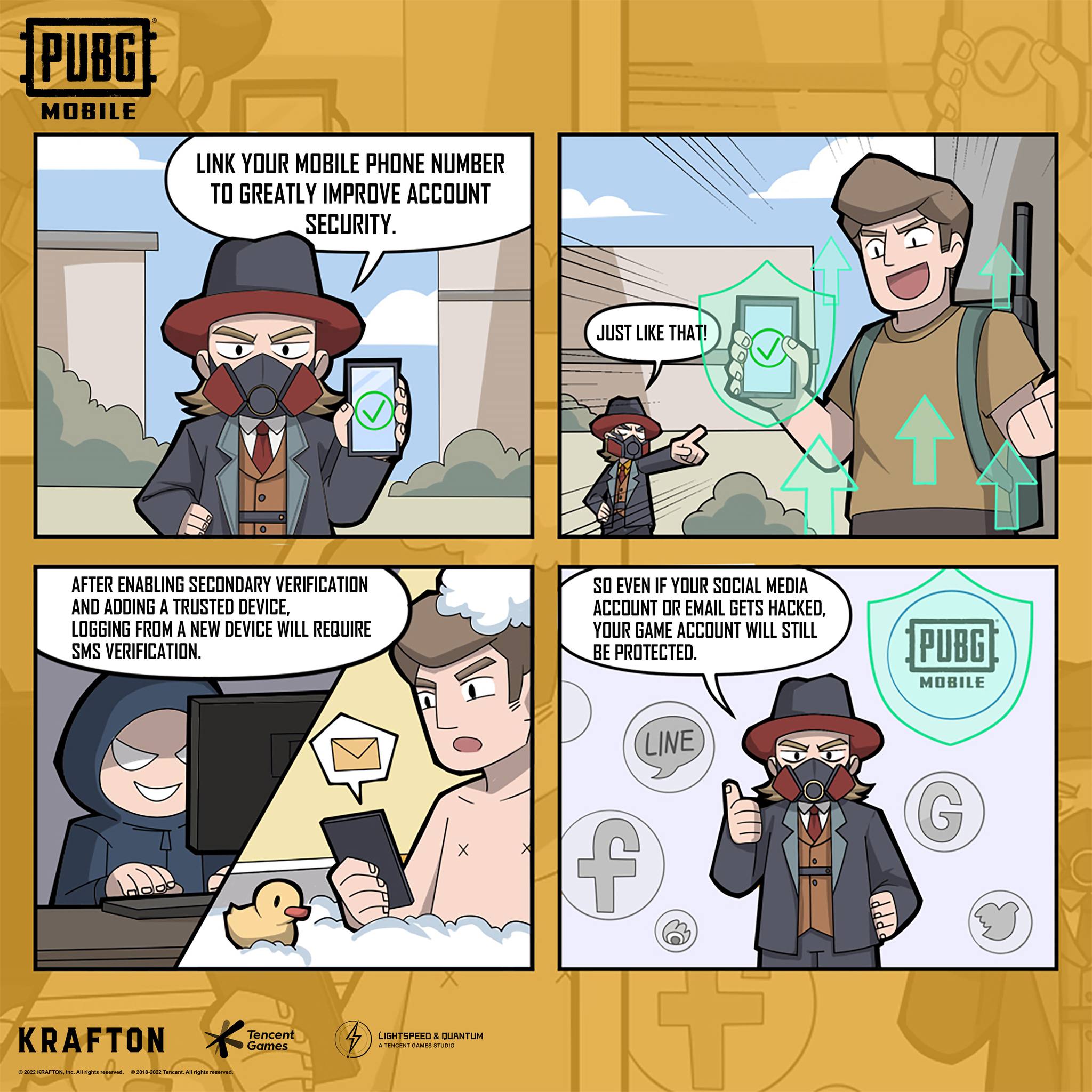 2 Factor Comic PUBG