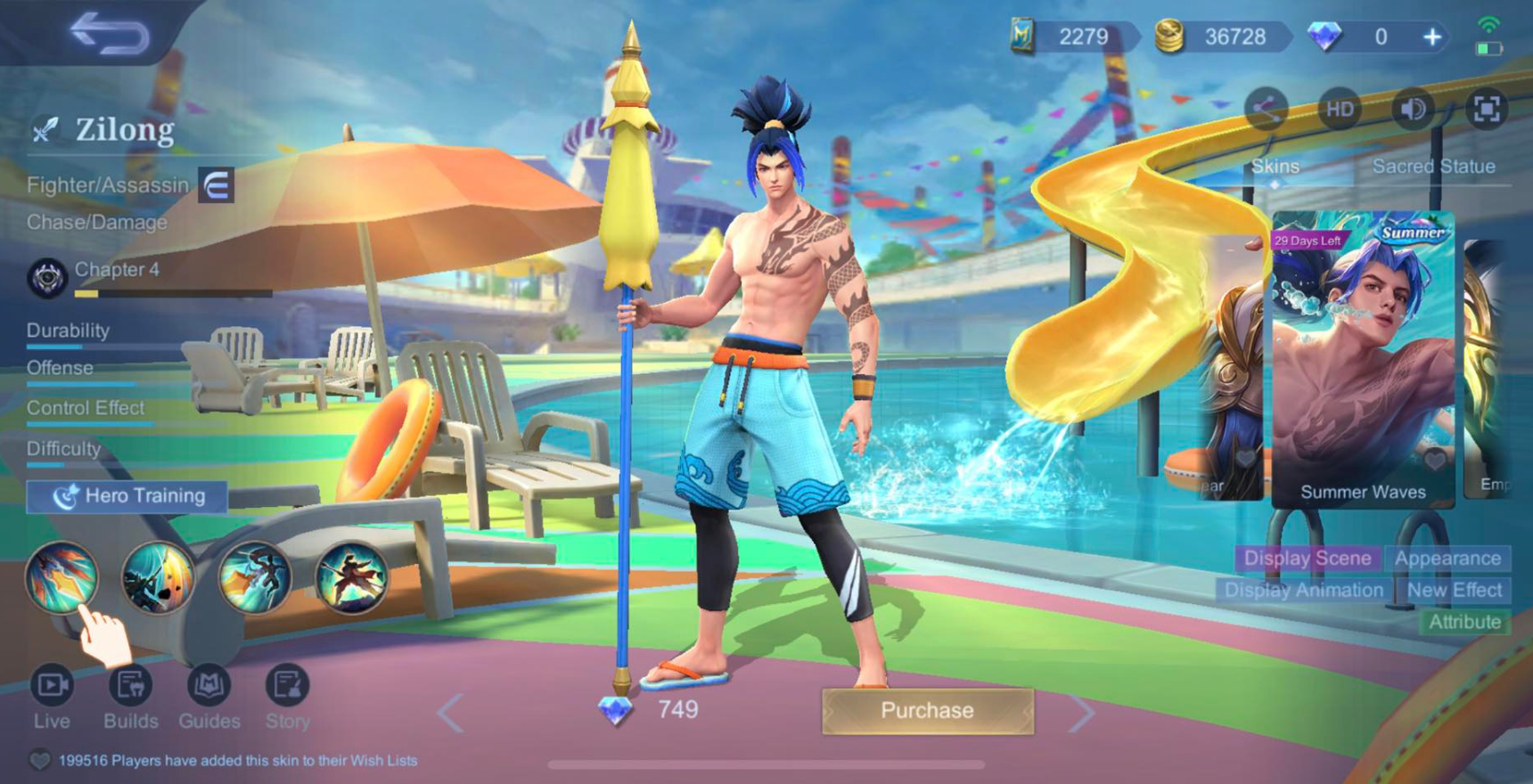 Zilong Summer Skin