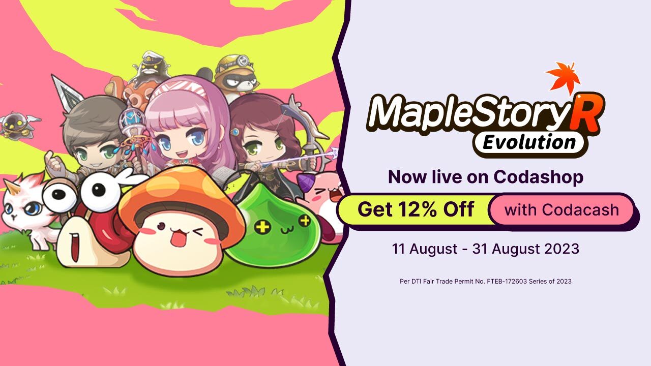 Maple Story R Launch: 12% Codacash Discount