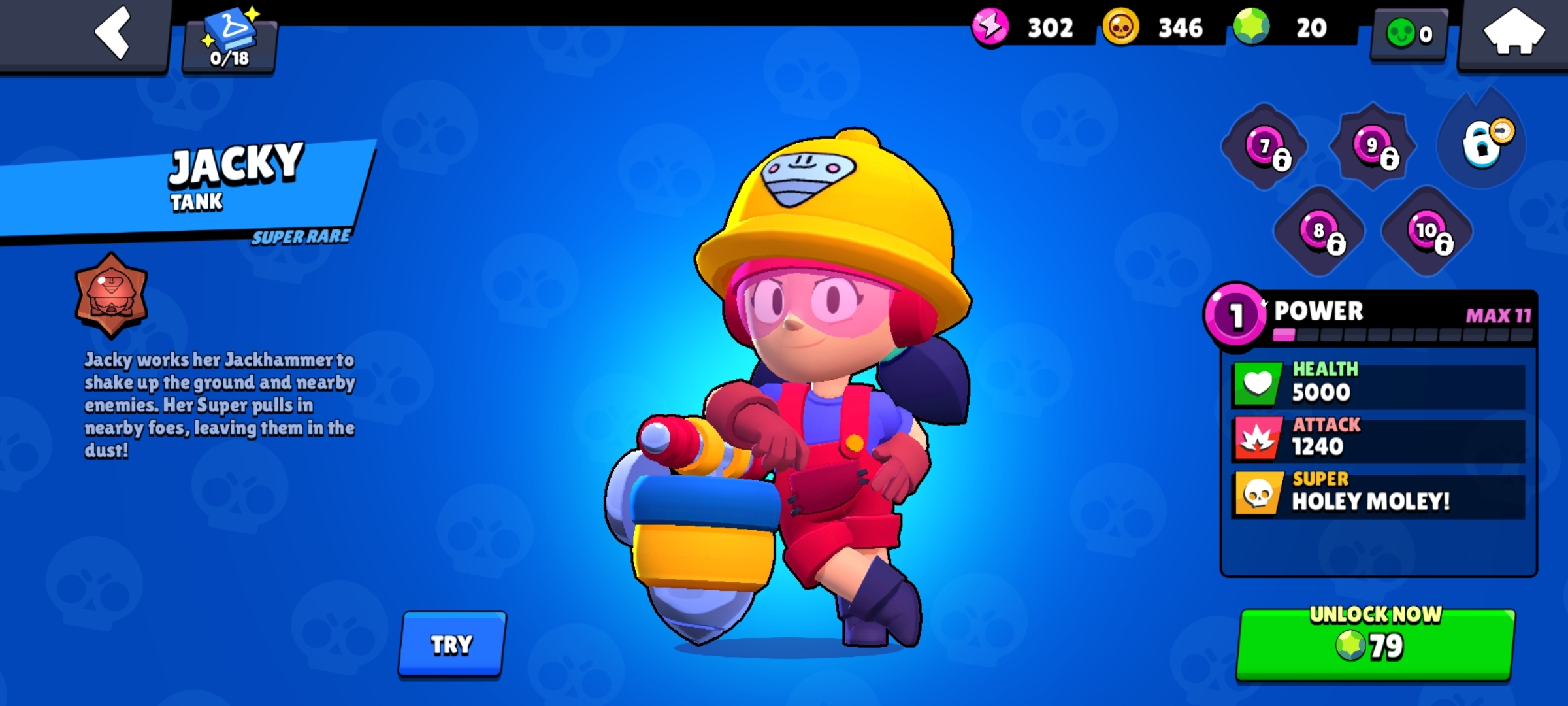 Brawl Stars Jacky