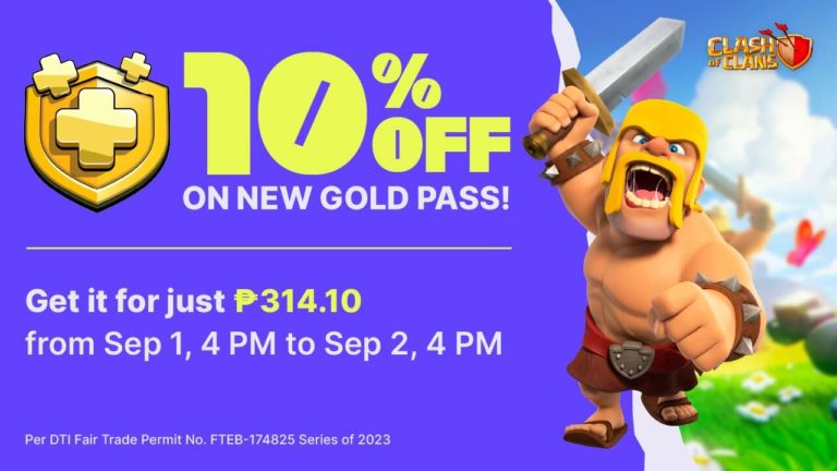 clash of clans gold pass discount code