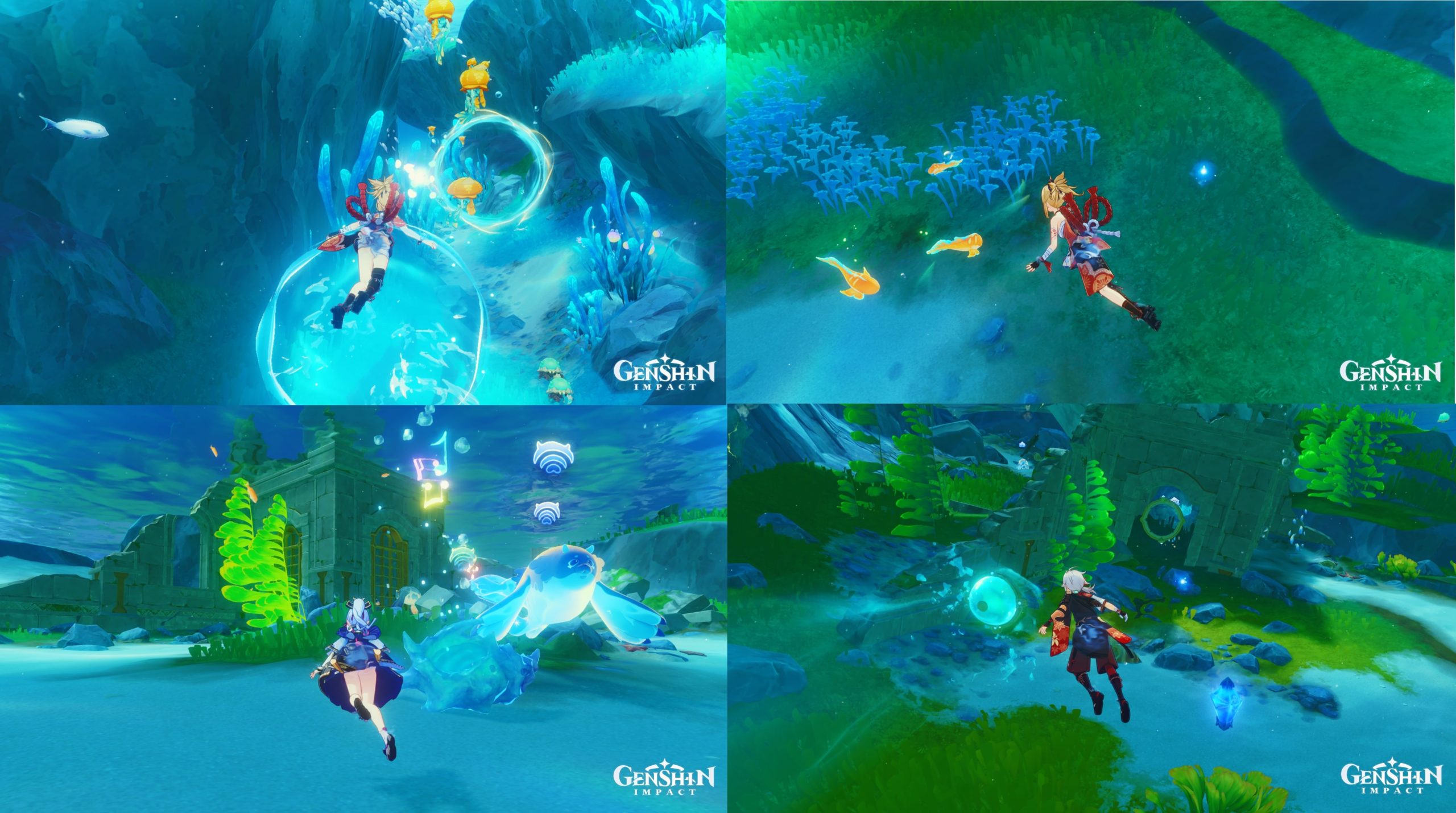 Genshin Impact Underwater Features