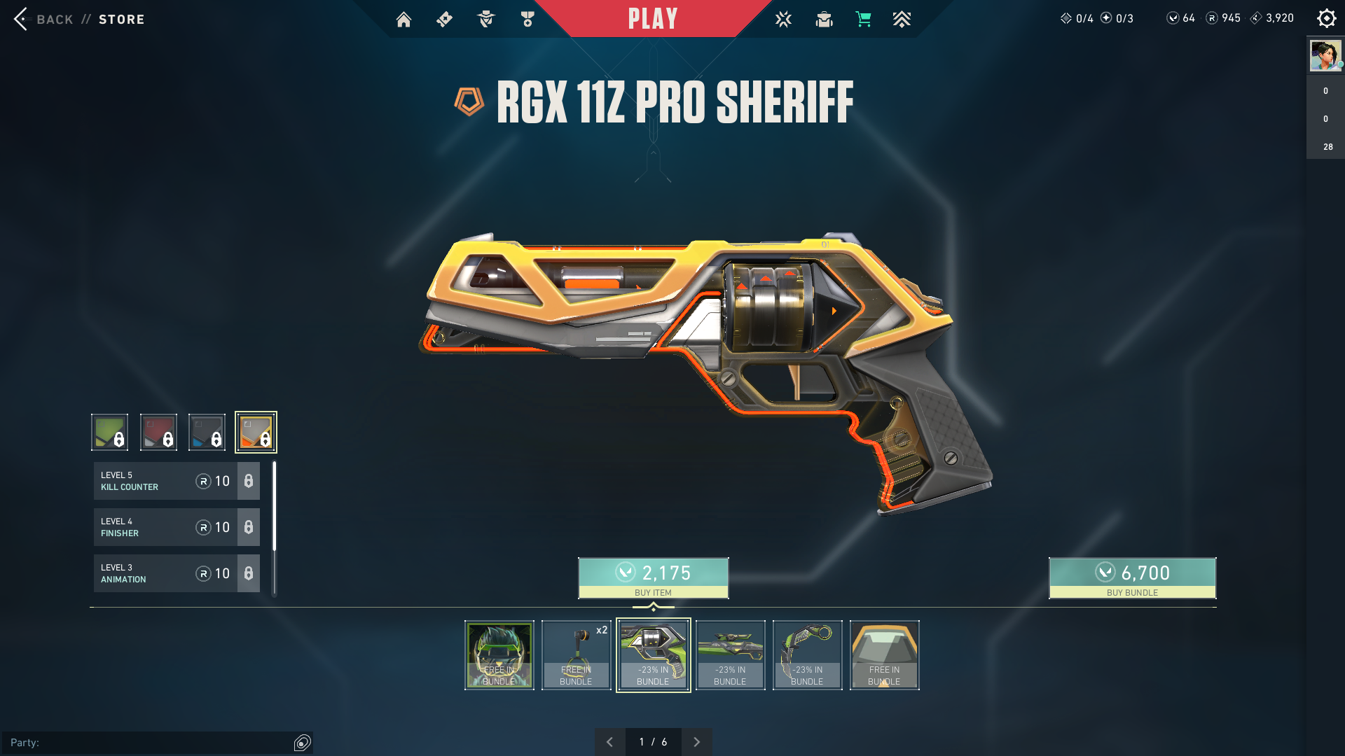 VALORANT RGX 11z Pro Sheriff