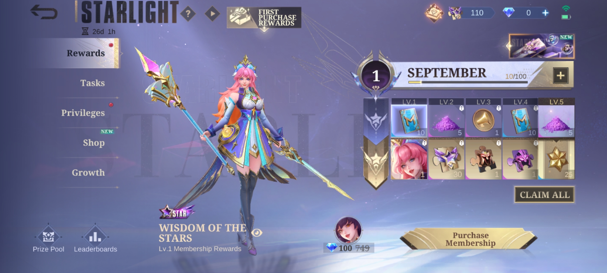 MLBB Odette Wisdom of the Stars