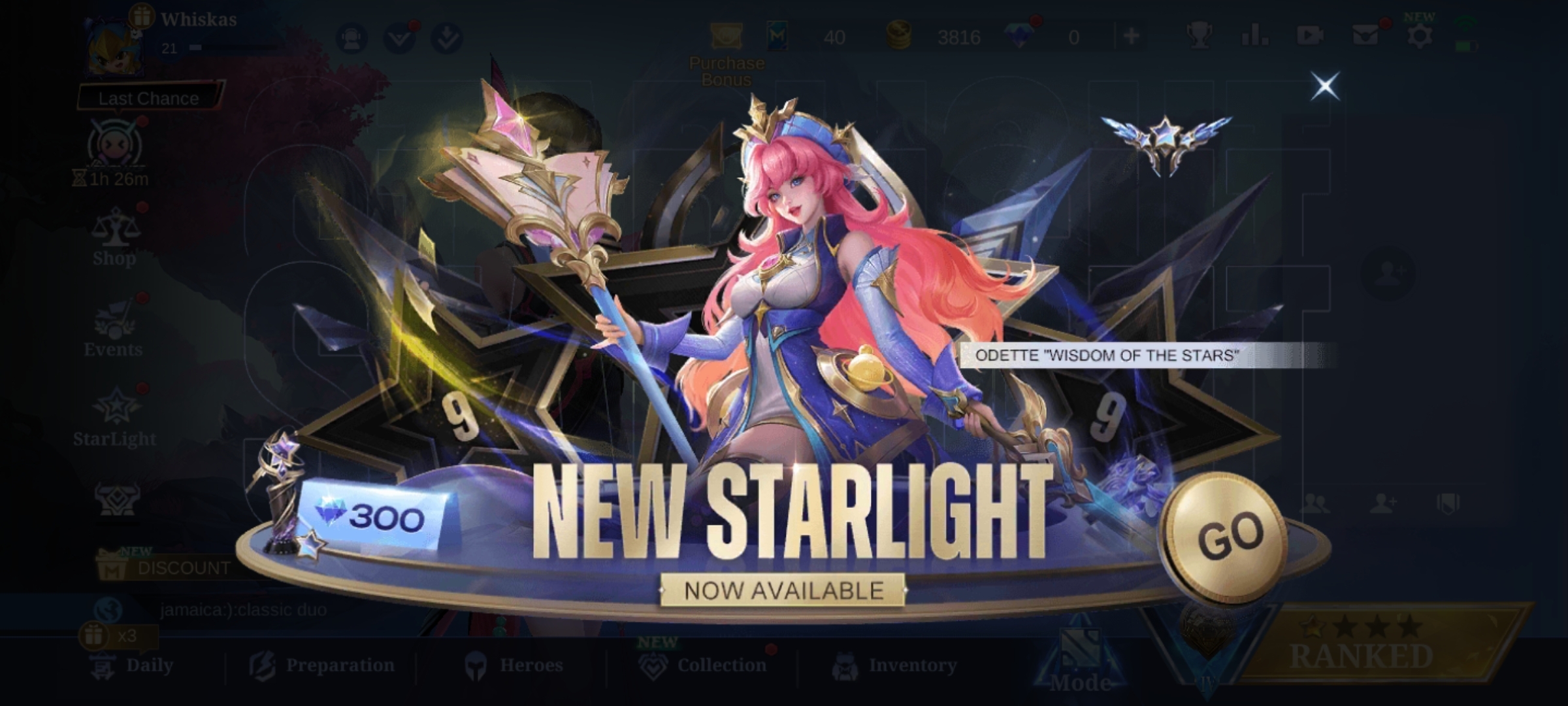 MLBB September StarLight Banner