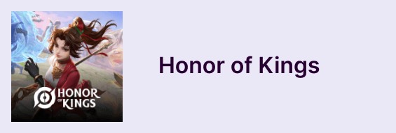 Top up Honor of Kings