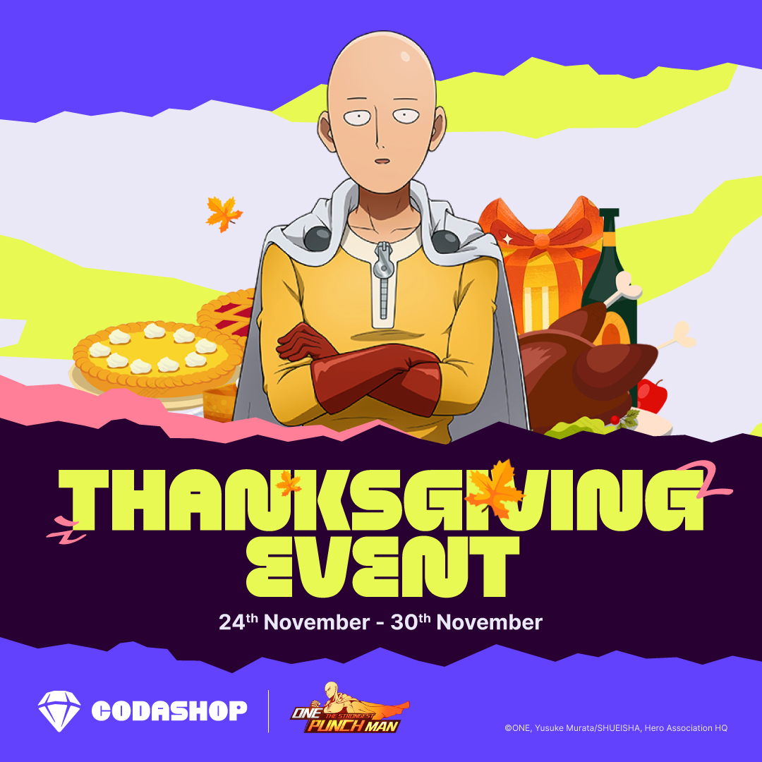 Thanksgiving Promotions One Punch Man, MU Origin 2 And 3!