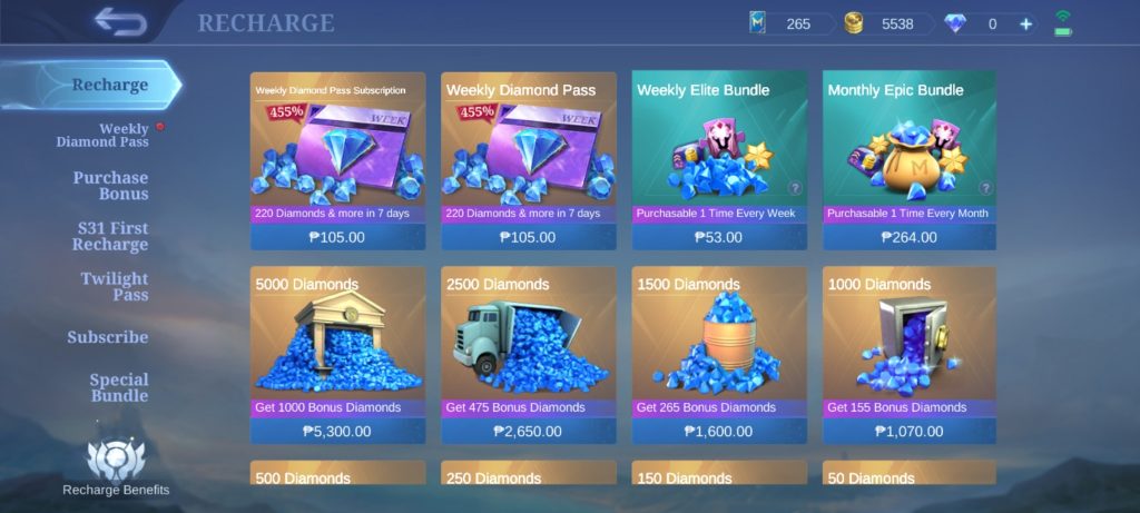 MLBB Weekly Diamond Pass | Codashop Blog Singapore