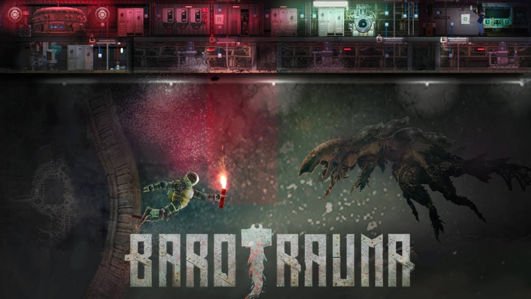 Баротравма монстры. Хабрида Barotrauma. Молох Barotrauma. Эндворм Barotrauma. Barotrauma игра.