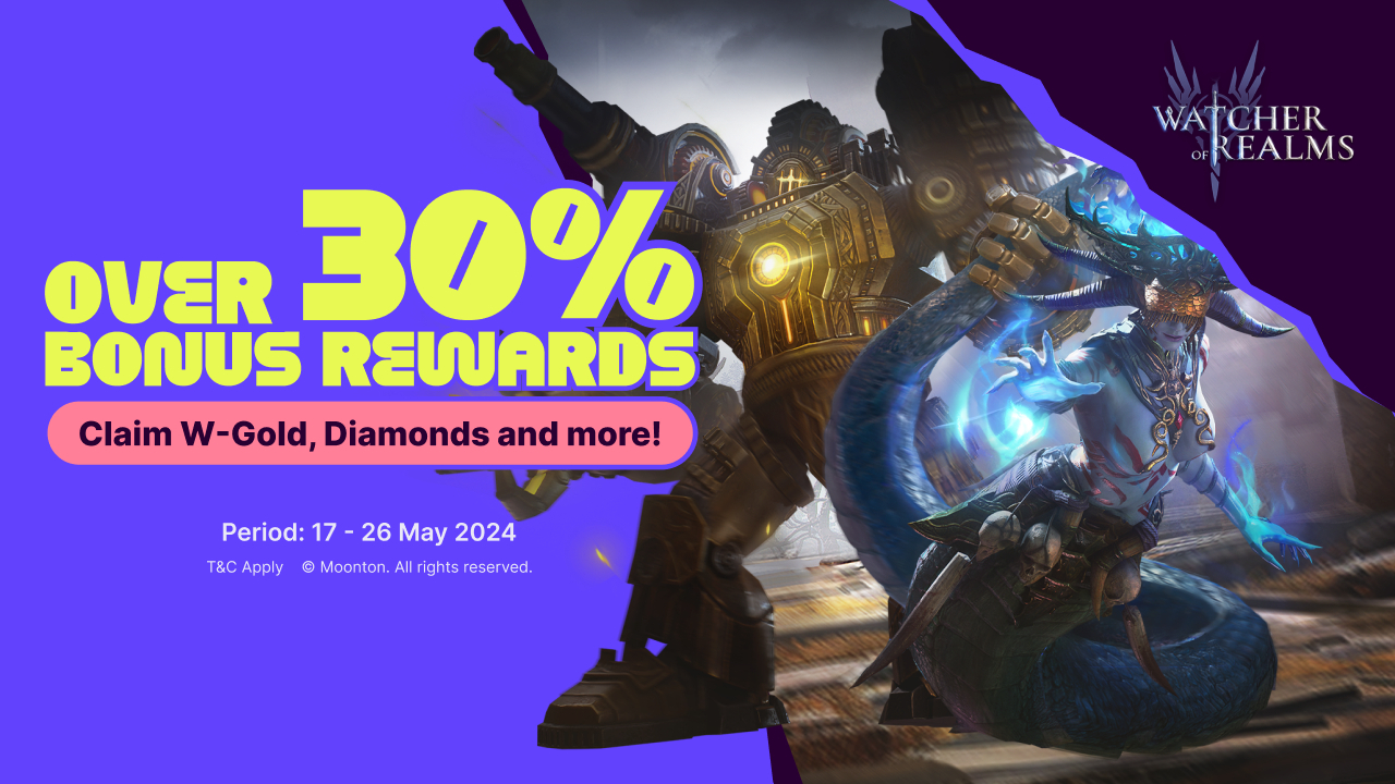 Watcher of Realms Bonus Rewards EU