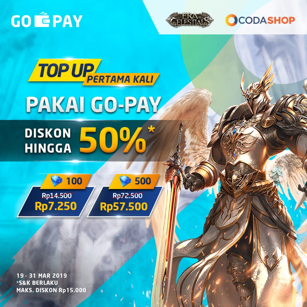 Top Up Era of Celestials Pakai GO-PAY