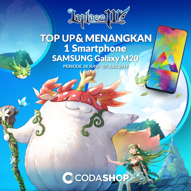 Event seru dari Codashop dan Laplace M Berhadiah Smartphone